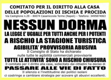 Comunicato del Comitato per il diritto alla casa