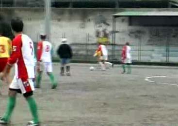 Incontro amichevole di calcio