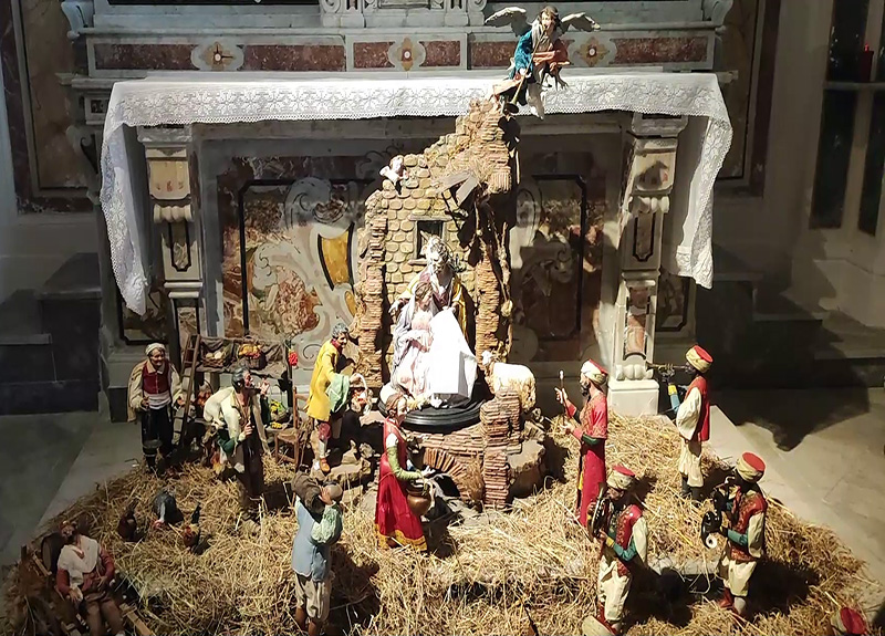 Natale 2025 a Forio. Il Presepe nella Chiesa del Soccorso.